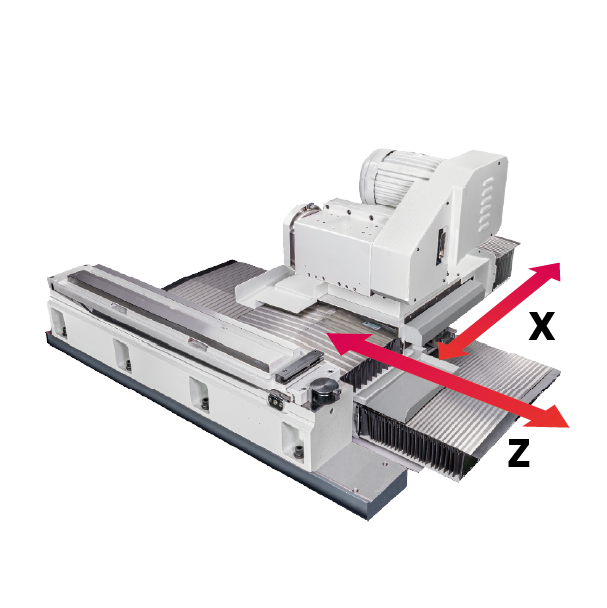 X-2540LM - CNC Cylindrical Grinder | Cross-slide with Linear Motor